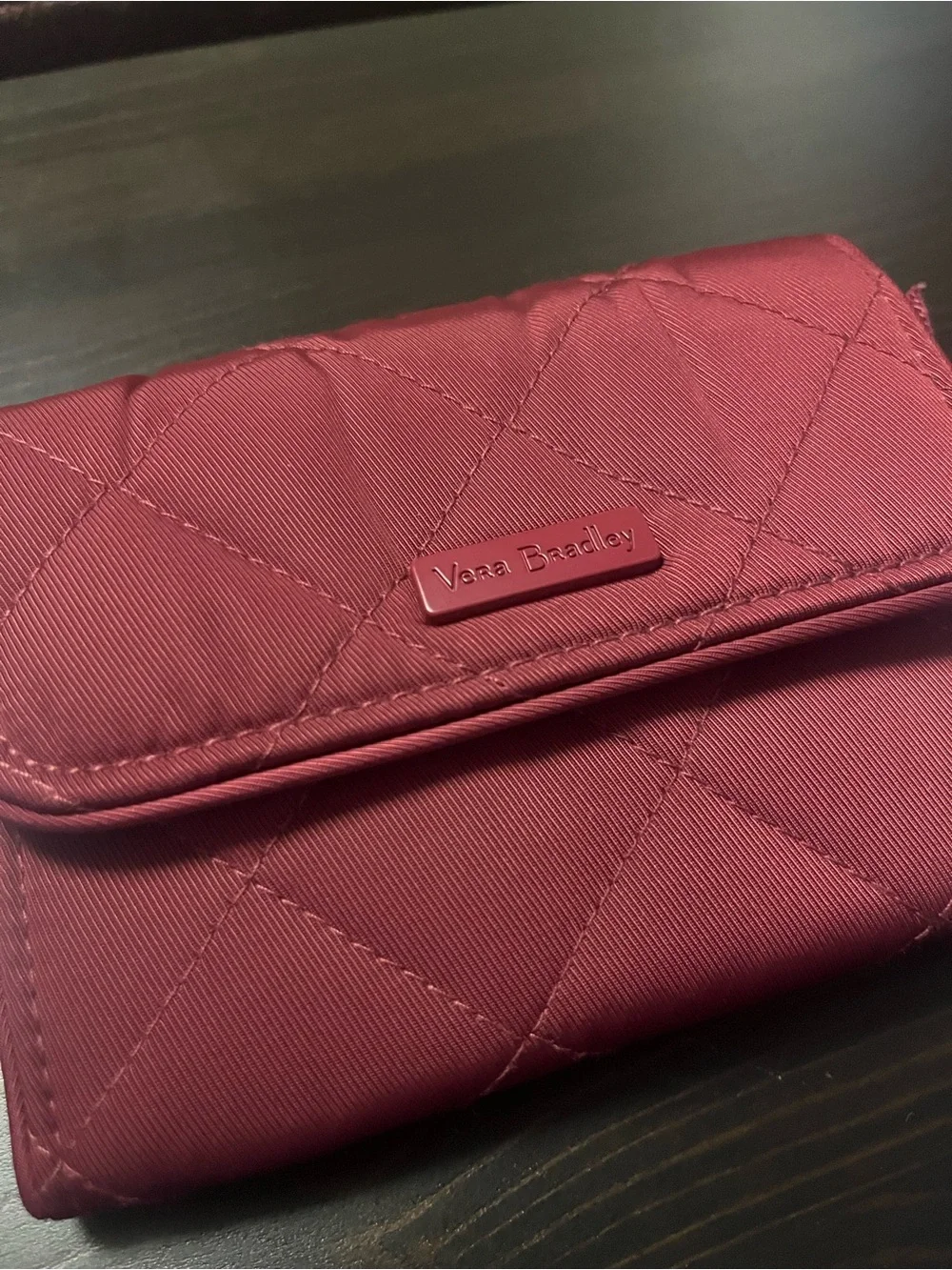 NWT Vera Bradley RFID Riley Compact Wallet Performance Twill - Picture 3 of 8